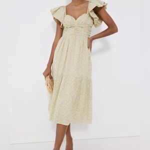 Tuckernuck Hyacinth House floral midi dress size Large